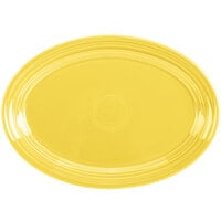Fiesta® Dinnerware from Steelite International HL456320 Sunflower 9 5/8" x 6 7/8" Oval Small China Platter - 12/Case