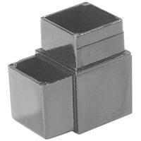 Carlisle 900431 Gray 2 Prong Replacement Sneeze Guard Assembly Block - 2/Pack
