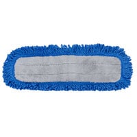 Carlisle 363311814 18" Blue Microfiber Dry Mop Pad