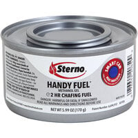 Sterno 20660 2 Hour Handy Fuel Methanol Gel Chafing Fuel - 72/Case