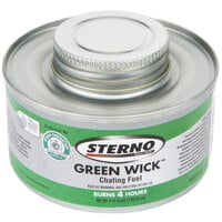 Sterno 10120 4 Hour Green Wick Chafing Fuel with Safety Twist Cap - 24/Case