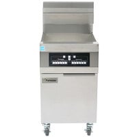 Frymaster 11814C Liquid Propane 63 lb. High Production Floor Fryer with CM3.5 Controls - 119,000 BTU