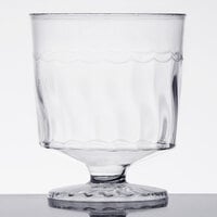 Fineline Flairware 2202 2 oz. 1-Piece Clear Plastic Wine Cup - 240/Case