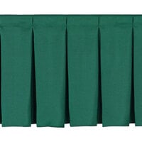 National Public Seating SB16-96 Green Box Stage Skirt for 16 inch Stage - 96 inch Long