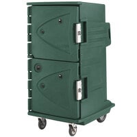 Cambro CMBHC1826TBF192 Camtherm® Granite Green Tall Profile Electric Hot / Cold Food Holding Cabinet in Fahrenheit - 110V