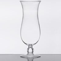 GET HUR-1-CL Cheers 15 oz. Customizable Plastic Hurricane Glass - 24/Case