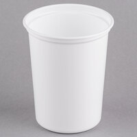 Solo MicroGourmet 32 oz. White Polypropylene Deli Container - 500/Case