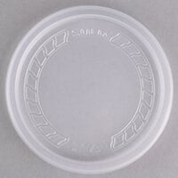 Solo MicroGourmet Contact Clear Recessed Polypropylene Lid - 500/Case