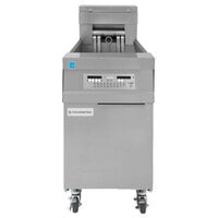 Frymaster 11814E 60 lb. High Production Electric Floor Fryer with SMART4U Lane Controls - 240V, 3 Phase, 17kW