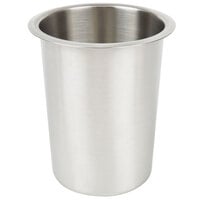 Cal-Mil 1017-SOLID Solid Stainless Steel Flatware Cylinder