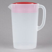 Rubbermaid 1978082 1 Gallon Plastic Pitcher with Lid
