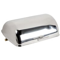 Choice 8 Qt. Supreme Full Size Roll Top Chrome Trim Chafer Cover