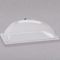 Cal-Mil 322-12 Classic Clear Dome Display Cover with Single End Opening - 12" x 20" x 7 1/2"