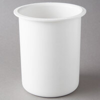 Steril-Sil PC-700-WHITE White Solid Plastic Flatware Cylinder
