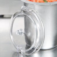 Steril-Sil HC-20-X Clear Plastic Hinged Lid for Steril-Sil 30 oz. Condiment Containers