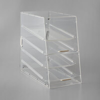 Choice 4 Tray Bakery Display Case with Front and Rear Doors - 24 inch x 14 inch x 24 inch