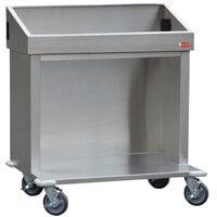 Steril-Sil E1-CRT36-3V Stainless Steel Silverware Dispensing Cart for Three E1 Inserts