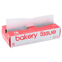 Durable Packaging BT-12 Interfolded Bakery Tissue Sheets 12 inch x 10 3/4 inch - 6000/Case