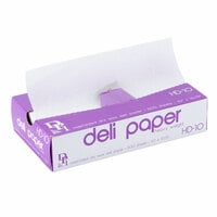 Durable Packaging HD-10 Heavy Weight Interfolded Deli Sheets 10 inch x 10 3/4 inch - 6000/Case