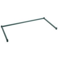Regency 24 inch x 48 inch Green Epoxy 3-Sided Frame for Wire Shelving