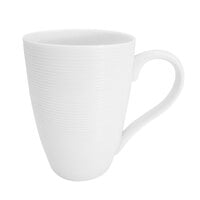 CAC TST-17 Transitions 12 oz. Bright White Porcelain Mug - 36/Case