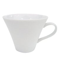 CAC TST-1 Transitions 7.5 oz. Bright White Porcelain Cup - 36/Case