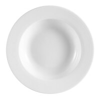 CAC HMY-110 Harmony 18 oz. Super White Porcelain Pasta Bowl - 12/Case