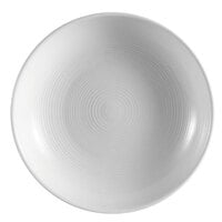 Box of 12 CAC China HMY-122 10-Inch Harmony Porcelain Wide Rim Pasta Bowl White 7-Ounce 