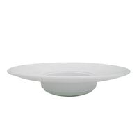 CAC HMY-122 Harmony 7 oz. Super White Wide Rim Porcelain Pasta Bowl - 12/Case