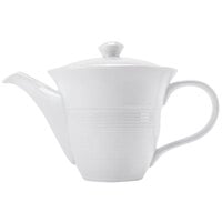 CAC HMY-TPW16 Harmony 16 oz. Super White Porcelain Teapot - 24/Case