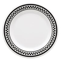 GET DP-909-X 9" Diamond Chexers Creative Table Round Plate - 24/Case