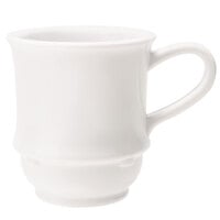 GET TM-1208-W Diamond White 8 oz. White SAN Plastic Mug - 24/Case