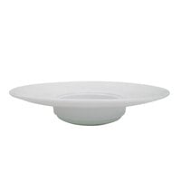 CAC HMY-123 Harmony 12 oz. Super White Wide Rim Porcelain Pasta Bowl - 12/Case