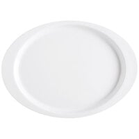 GET OP-145-DW Diamond White 14 3/4" x 10 1/2" Oval Platter - 12/Case