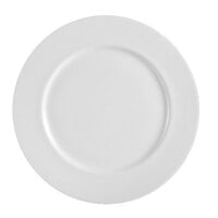 CAC HMY-5 Harmony 5 1/2 inch Super White Porcelain Plate - 36/Case