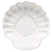 GET SH-8-W Creative Table 8 inch White Shell Plate - 12/Case