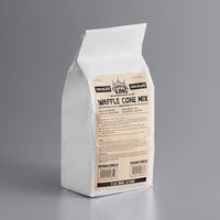 Carnival King Chocolate Waffle Cone Mix 5 lb. Bag   - 6/Case