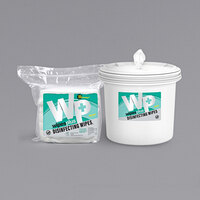 WipesPlus Lemon Scent Alcohol Free Disinfecting Wipes and Bucket