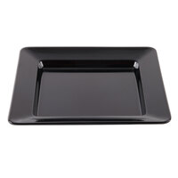 GET ML-12-BK Milano 12 inch Black Square Plate - 12/Case