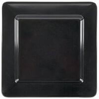GET ML-12-BK Milano 12" Black Square Plate - 12/Case