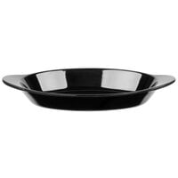 GET SD-08-BK 8 oz. Black Oval Side Dish / Au Gratin   - 24/Case