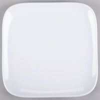 GET CS-6116-W Siciliano 6" White Square Coupe Plate - 24/Case