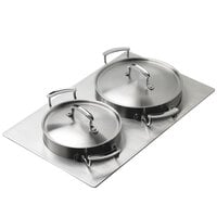 Vollrath 8242014 Miramar Stainless Steel Adapter Plate for Small and Large Casserole Pans