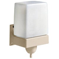 Bobrick ClassicSeries B-156 LiquidMate Wall-Mounted 24 oz. Soap Dispenser with Beige ABS Mounting Bracket