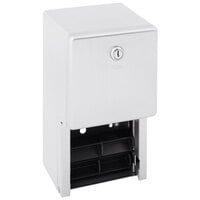 Bobrick B-2888 ClassicSeries Surface-Mounted Multi Roll Toilet Tissue Dispenser with Satin Finish