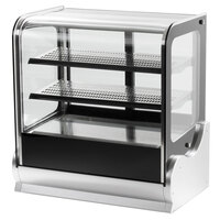 Vollrath 40865 36 inch Cubed Glass Heated Countertop Display Cabinet