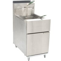 Dean SR62G Super Runner Liquid Propane Floor Fryer 60-75 lb.