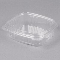 Genpak 24 oz. Clear Hinged Deli Container with High Dome Lid - 200/Case
