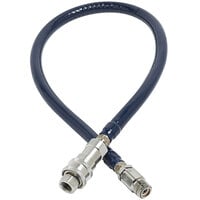 T&S HW-4C-72VB Safe-T-Link 1/2 inch x 72 inch Water Appliance Hose with Vacuum Breaker Quick Disconnect