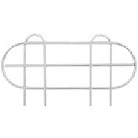 Regency 14 inch Chrome Wire Shelf Ledge for Wire Shelving - 11 1/2 inch x 4 inch